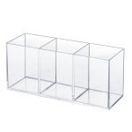 Clear Acrylic Organizer Caddy for Silverware & Pens