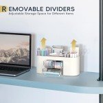 10-Compartment Desk Organizer with Pen Holder