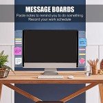 Multifunctional Transparent Monitor Memo Board Set