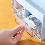 4-Drawer Desk Organizer for Makeup & Accessories