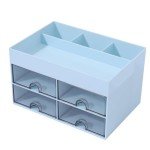 4-Drawer Desk Organizer for Makeup & Accessories
