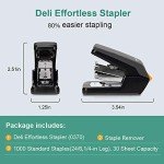 Easy Load Ergonomic Desktop Stapler with Staples