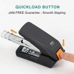 Easy Load Ergonomic Desktop Stapler with Staples