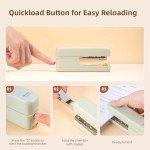 Green Desktop Stapler with Staple Remover, 40 Sheets