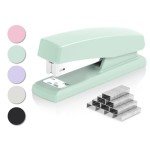 Deli Stapler with 640 Staples - Green