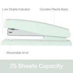 Office Stapler with 1000 Staples, Green