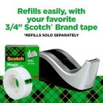 Silver Two-Tone Tape Dispenser by Scotch