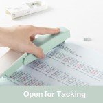 Office Stapler with 1000 Staples, Green