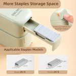 Green Desktop Stapler with Staple Remover, 40 Sheets