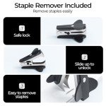 M&G Desktop Stapler with 1000 Staples, Black