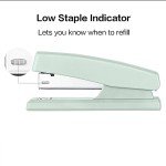 Deli Stapler with 640 Staples - Green