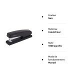 Amazon Basics Lightweight Desktop Stapler, 3 Pack