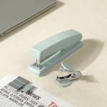 Office Stapler with 1000 Staples, Green
