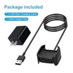 Wall Charger for Fitbit Versa 2, Replacement USB Charging Cable Dock Compatible with Fitbit Versa 2 Health & Fitness Smartwatch, with Wall Charger Plug Adapter