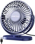 Mini USB Desk Fan - 3 Speeds, 360° Rotation
