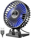 Mini USB Desk Fan with 3 Speed Settings