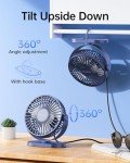 Mini USB Desk Fan - 3 Speeds, 360° Rotation