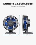 Gaiatop Small USB Desk Fan - Quiet & Powerful
