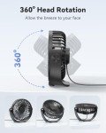 Mini USB Desk Fan - 5-Inch, 3 Speeds