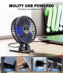 Mini USB Desk Fan with 3 Speed Settings