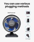 Gaiatop Small USB Desk Fan - Quiet & Powerful