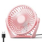 Compact USB Desk Fan - 5 Inch Portable Fan