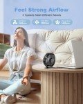 Portable USB Desk Fan with Adjustable Speed