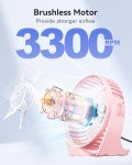 Compact USB Desk Fan - 5 Inch Portable Fan