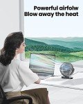 Gaiatop Mini USB Desk Fan - Quiet & Powerful