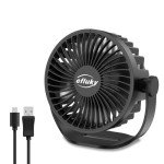 Compact USB Desk Fan with 3 Speed Settings