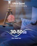 Compact USB Desk Fan - 5 Inch Portable Fan