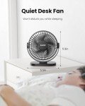 Gaiatop Mini USB Desk Fan - Quiet & Powerful