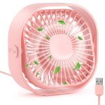 Compact USB Desk Fan - 3 Speed Cooling Option
