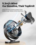 Gaiatop Mini USB Desk Fan - Quiet & Powerful