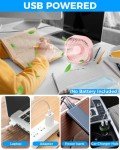Compact USB Desk Fan - 3 Speed Cooling Option