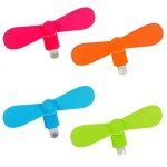 Colorful 4-Pack Portable iPhone Pocket Fans