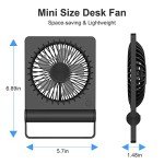 USB Mini Desk Fan with Adjustable Speeds