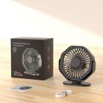 Lerat 5-Inch USB Desk Fan with 3 Speeds