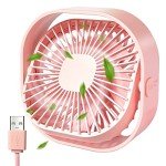 Mini USB Desk Fan - 3 Speed & Rotatable