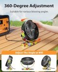 Compact USB Desk Fan - 3 Speed Portable Fan