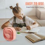 Mini USB Desk Fan - 3 Speed & Rotatable