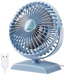 Mini USB Desk Fan - 360° Rotation, 3 Speeds