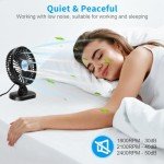 Mini USB Desk Fan – 3 Speed Portable Airflow