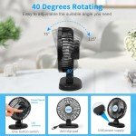 Mini USB Desk Fan – 3 Speed Portable Airflow