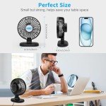 Mini USB Desk Fan – 3 Speed Portable Airflow