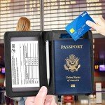 ZOPPEN RFID Passport Holder Wallet - Travel Essential