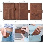 Brown Passport Holder for Travel Essentials