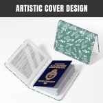 RFID Blocking Passport Holder with Leaf Design