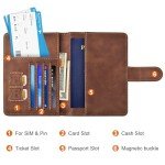 Brown Passport Holder for Travel Essentials