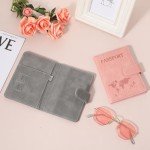 2 Pack RFID Blocking Passport Holders with Pen